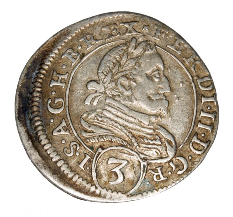 3 krajcary 1626 Ferdinand II Habsbourg Autriche Graz