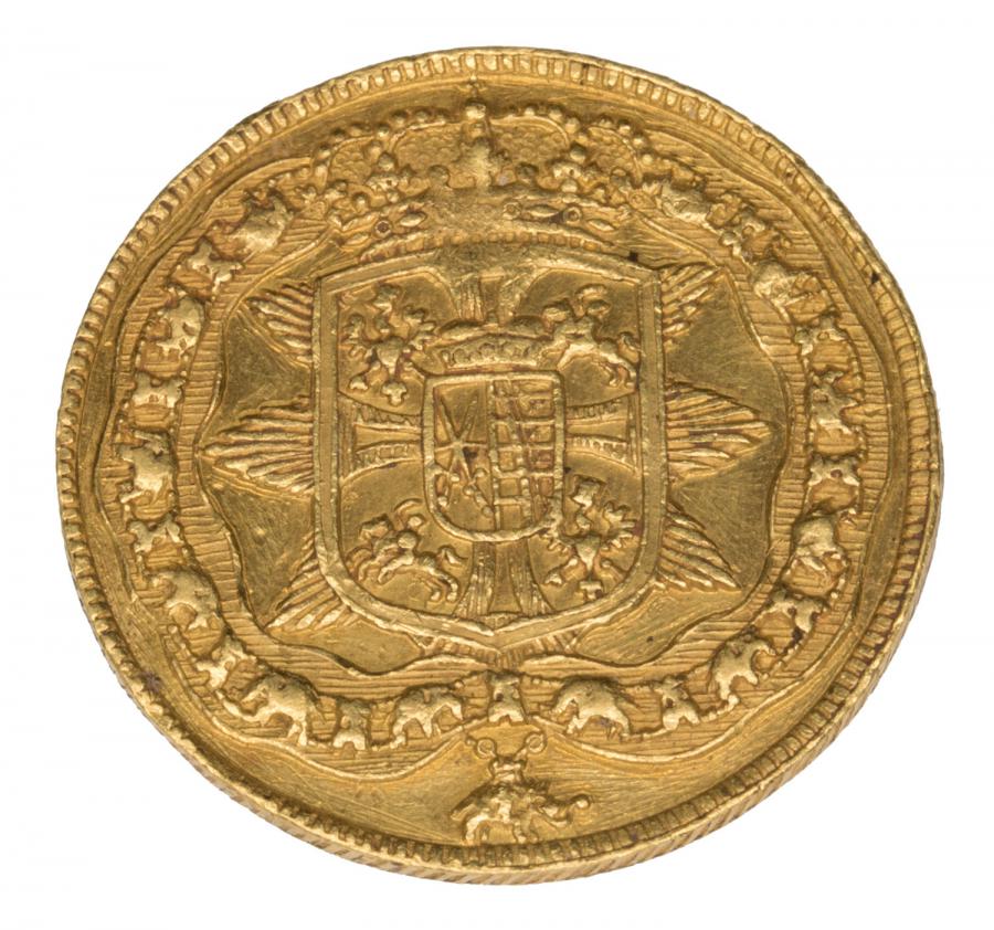 2 ducats 1702 Auguste II le Fort Pologne Dresde
