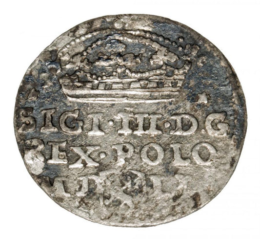 Grosz 1607 Sigismond III Vasa Pologne Cracovie