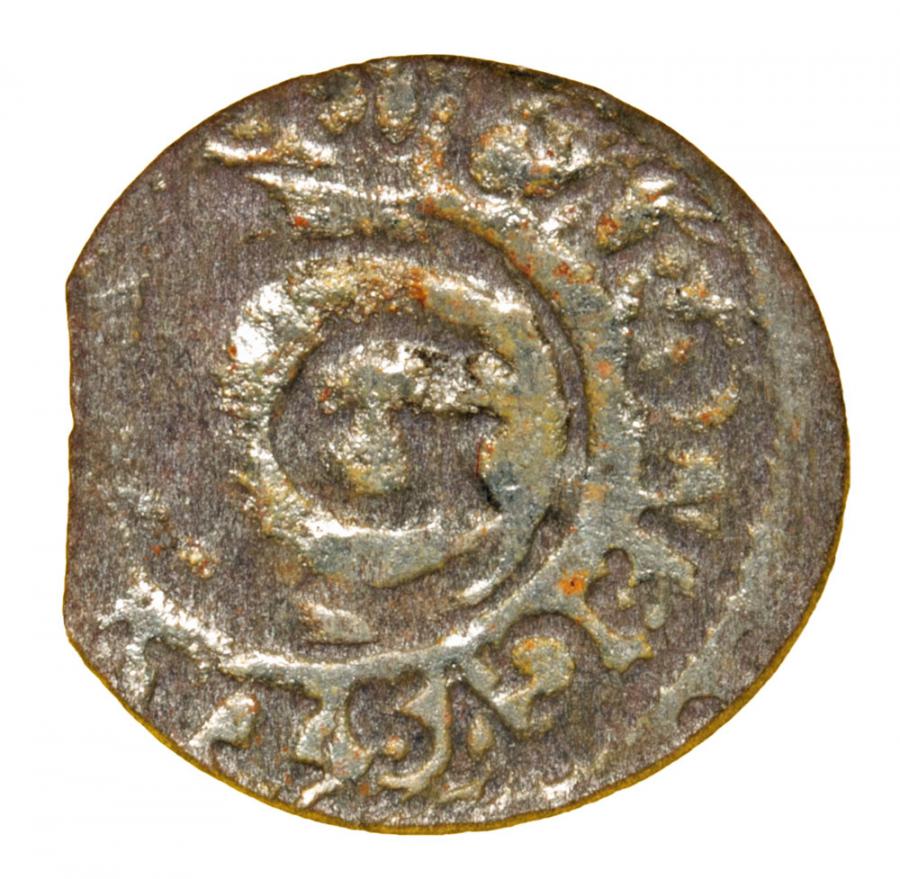 Szeląg 1655 Charles Gustav Riga
