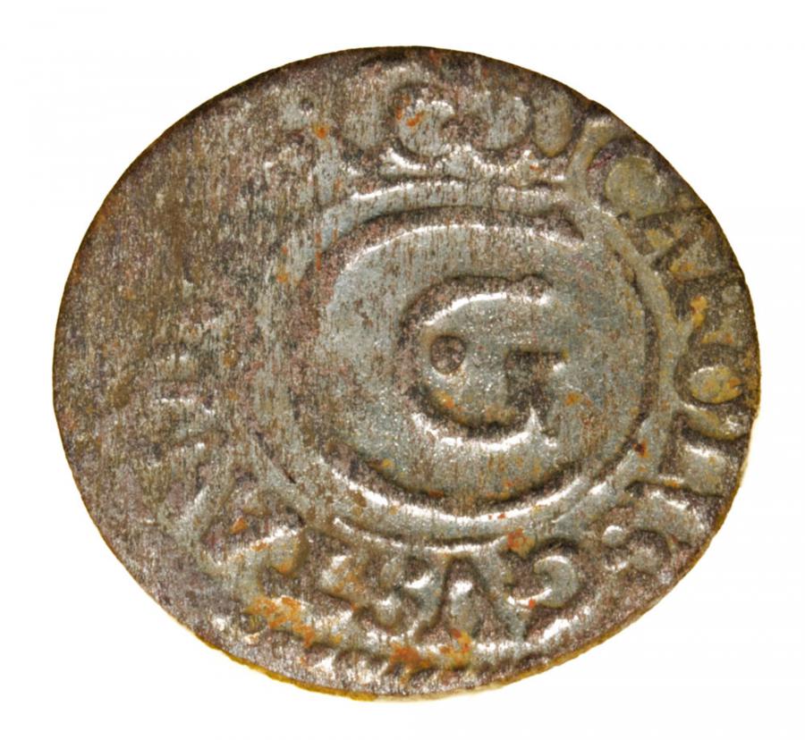 Szeląg 1659 Charles Gustav Riga