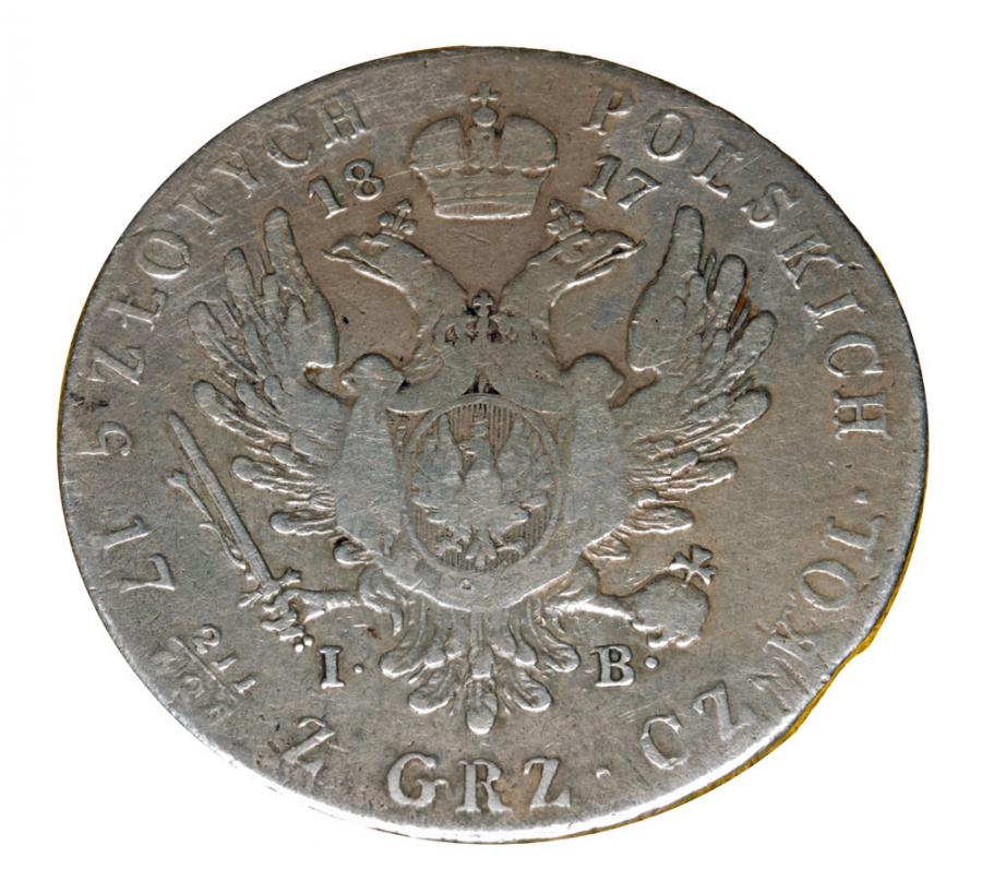 5 zloty 1817 Alexandre Ier Royaume de Pologne Varsovie