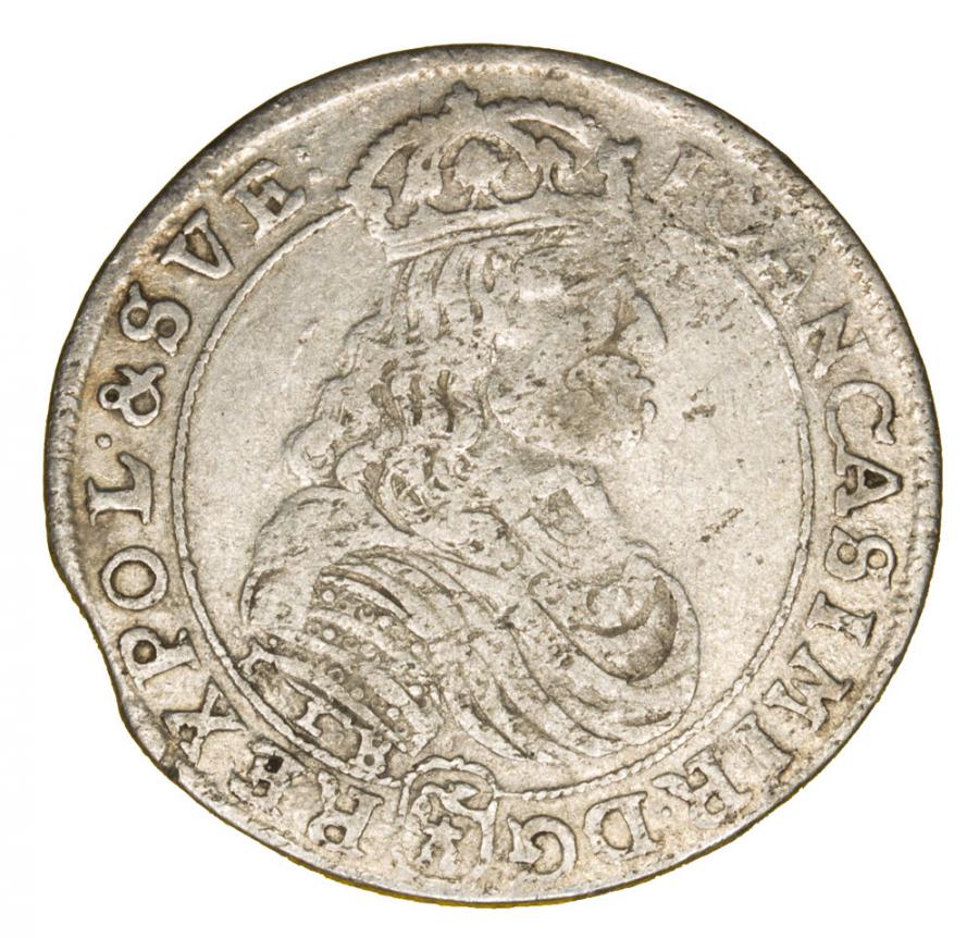 Ort 1667 John Casimir Pologne Bydgoszcz