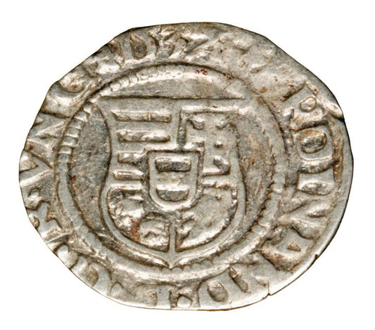 Denier 1537 Ferdinand Ier de Habsbourg Hongrie Kremnica
