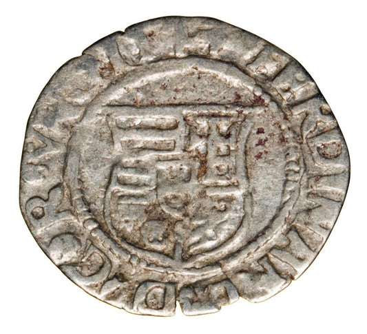 Denier 1544 Ferdinand Ier de Habsbourg Hongrie Kremnica