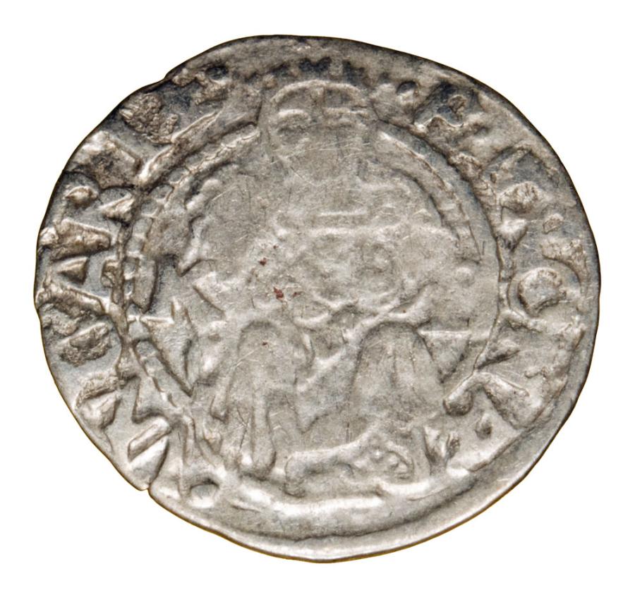 Denier 1548 Ferdinand Ier de Habsbourg Hongrie Kremnica