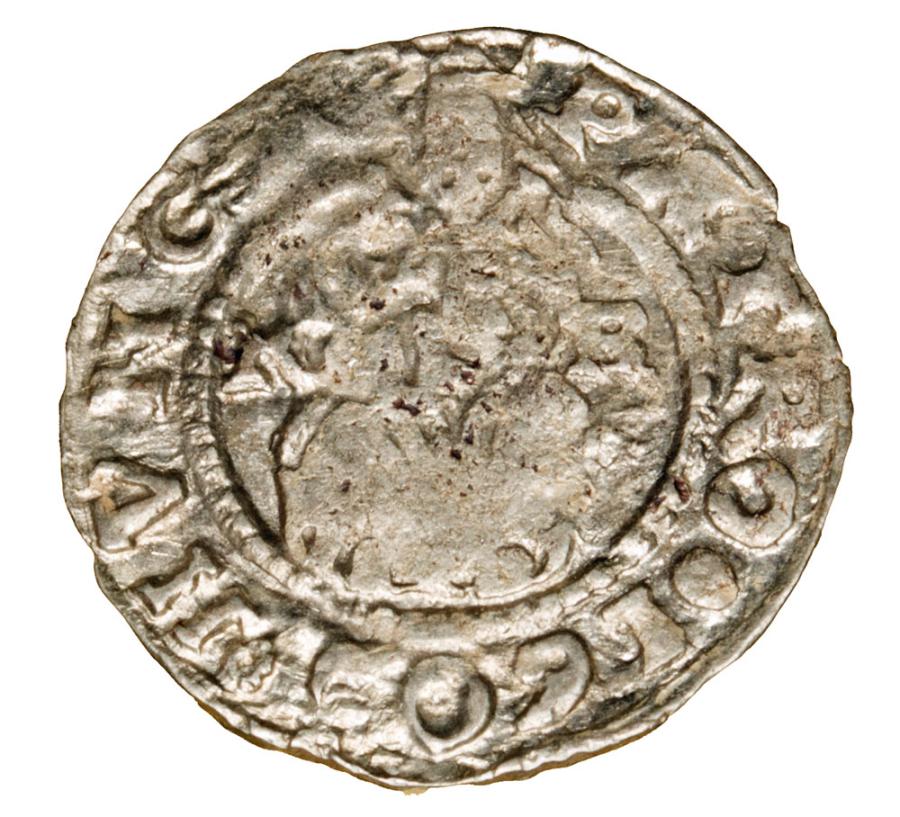 Denier 1603 Rudolf II Habsbourg Hongrie Kremnica