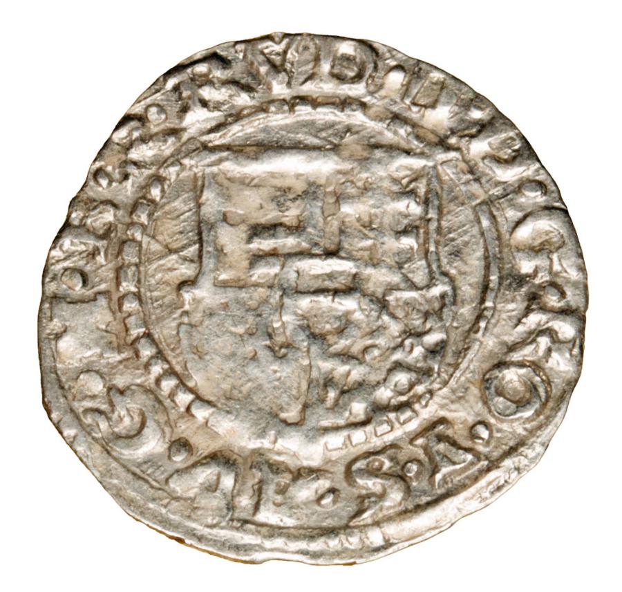 Denier 1604 Rudolf II Habsbourg Hongrie Kremnica