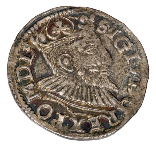 Trojak 1595 Sigismond III Vasa Pologne Poznań