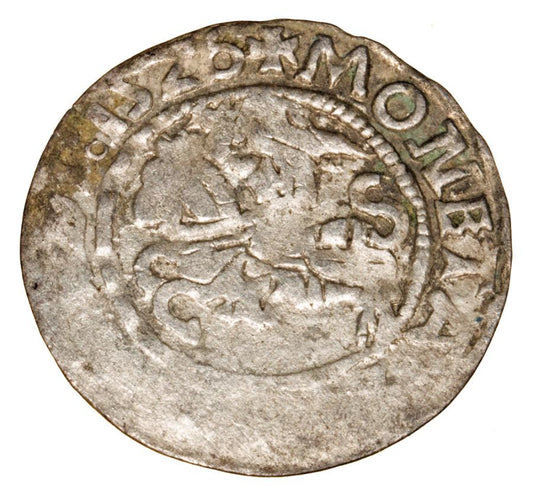 Demi-grosz 1526 Sigismond Ier de la Vieille Lituanie Vilnius