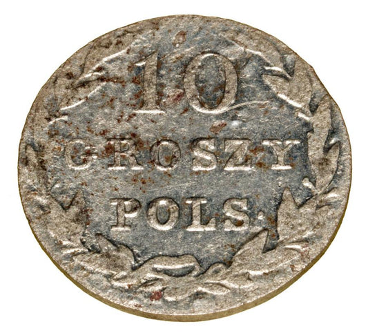 10 groszy 1831 Nicolas Ier Romanov Royaume de Pologne Varsovie