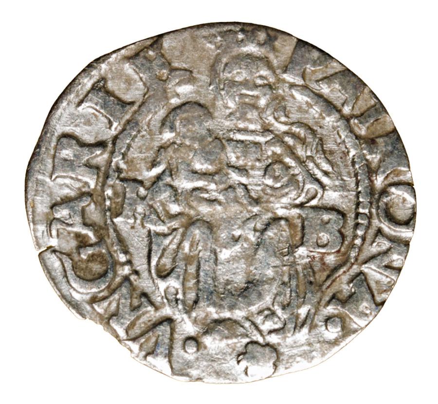 Denier 1538 Ferdinand Ier de Habsbourg Hongrie Kremnica