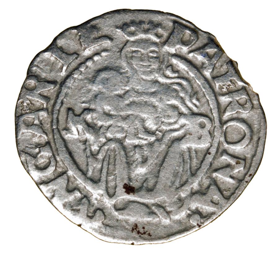 Denier 1549 Ferdinand Ier Habsbourg Hongrie Kremnica