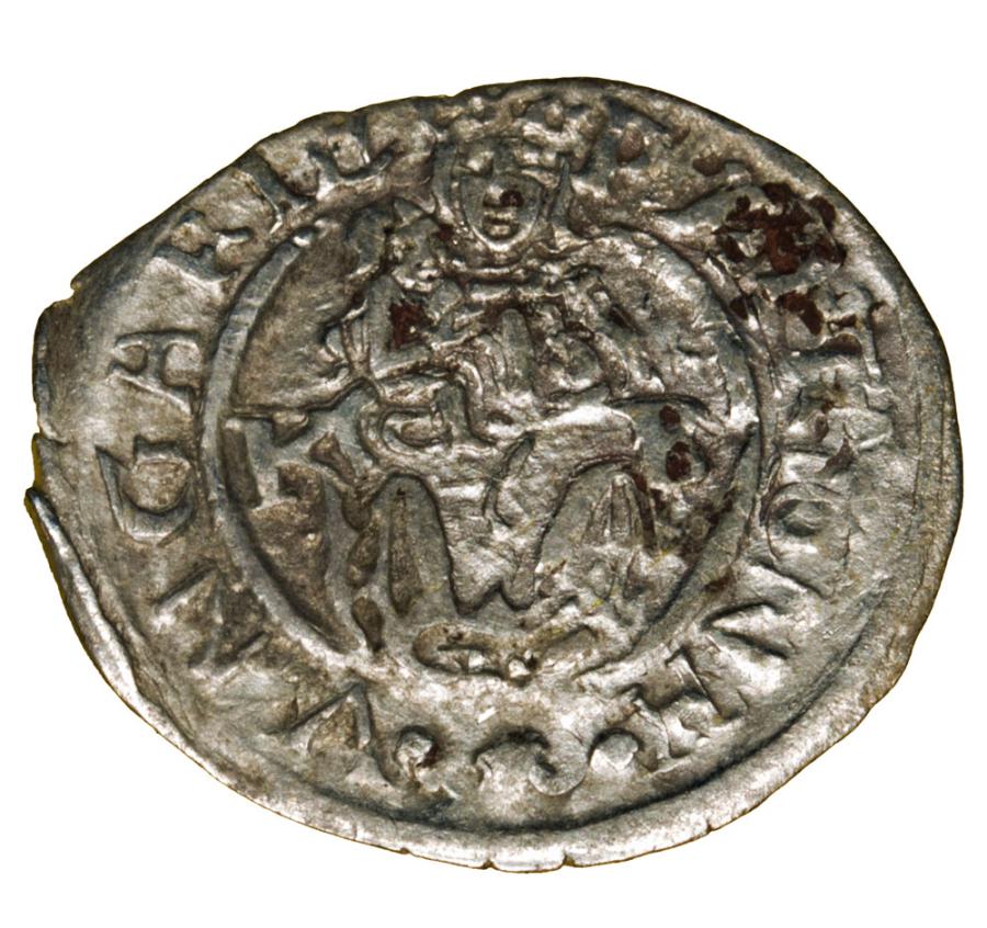 Denier 1569 Maximilien II Habsbourg Hongrie Kremnica