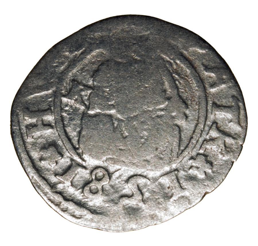 Denier 1581 Rodolphe II Habsbourg Hongrie Kremnica