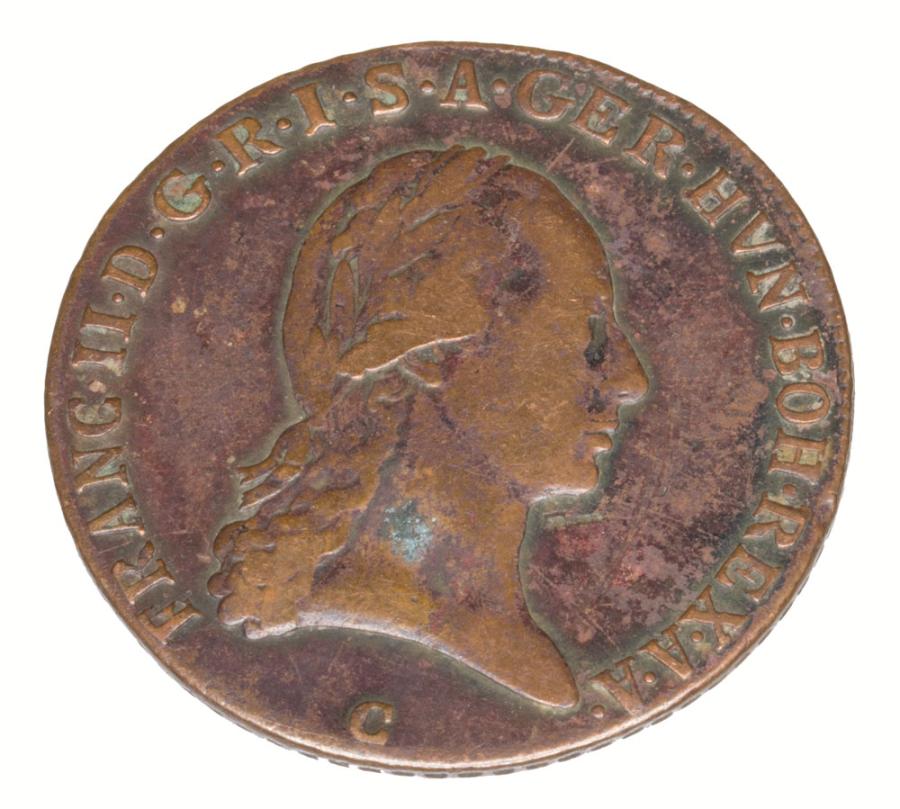 3 kreuzer 1800 François II Habsbourg Autriche Prague