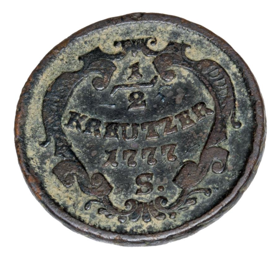 1/2 krajcar 1777 Maria Teresa Habsburg Autriche Smolnik