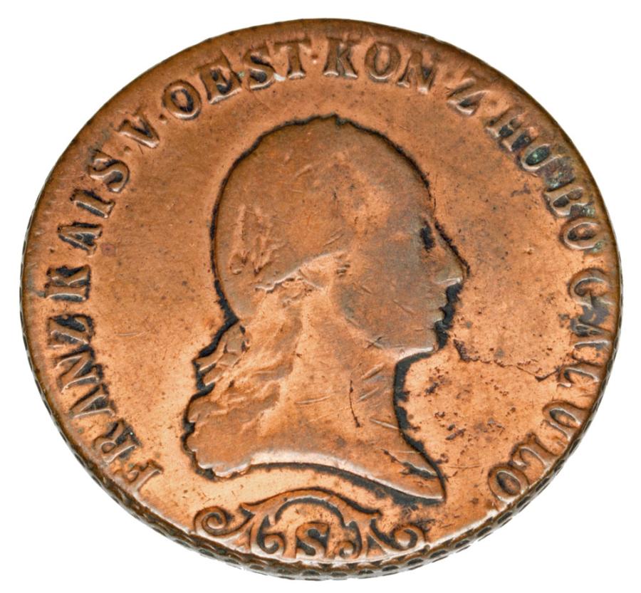 3 kreuzer 1812 François II Habsbourg Autriche Smolnik