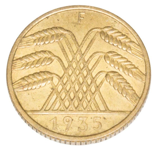 10 Reichspfennig 1935 Allemagne Stuttgart F