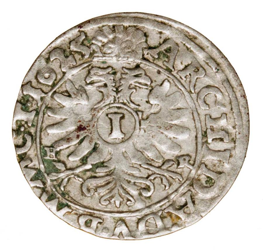 1 kreuzer 1625 Ferdinand II Habsbourg Silésie Wrocław