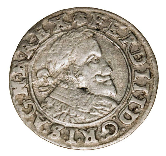 1 kreuzer 1637 Ferdinand III Habsbourg Silésie Wrocław