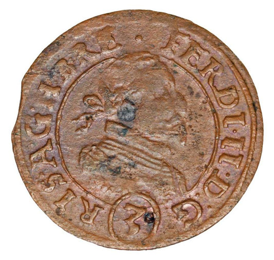 3 kreuzer 1626 Ferdinand II Habsbourg Silésie Opava