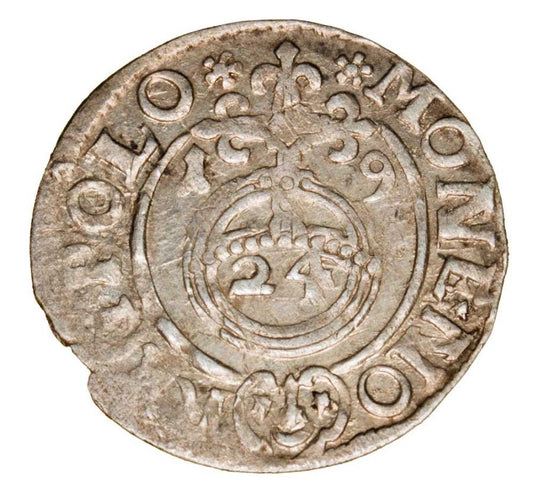 Półtorak 1619 Sigismond III Vasa Pologne Bydgoszcz