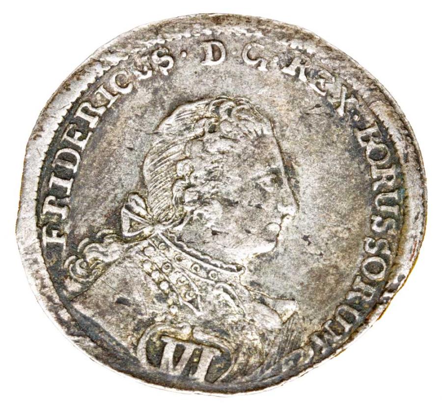 6 kreuzer 1746 Frédéric II le Grand de Silésie Wrocław