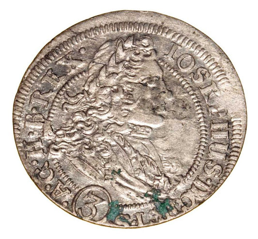 3 kreuzer 1706 Joseph Ier Habsbourg Silésie Wrocław