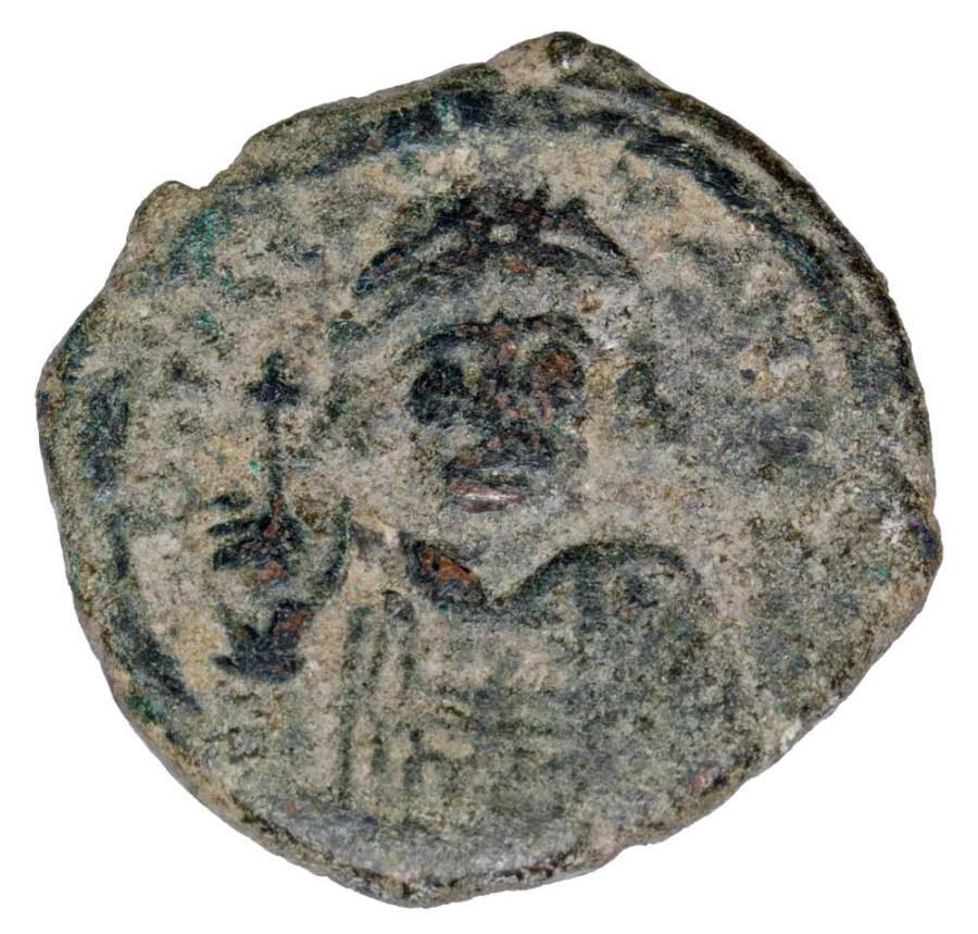 1/2 follis Tibère II Constantin Byzance Constantinople