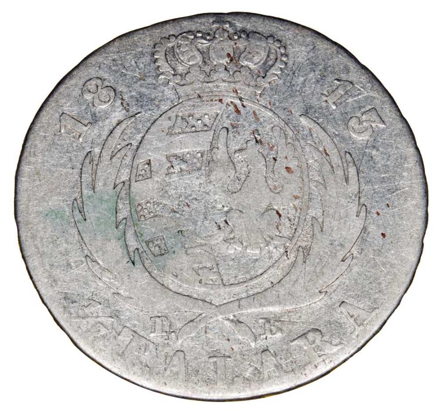 1/3 de thaler 1813 Frédéric Auguste, duché de Varsovie