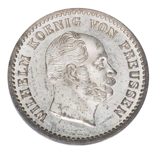 2 1/2 groschen argent 1861 Guillaume Ier Allemagne Berlin A