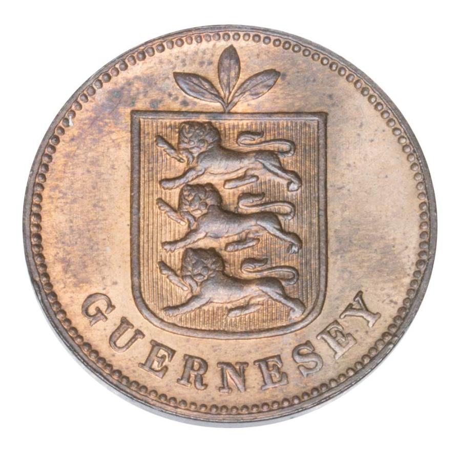 1 double 1889 Grande-Bretagne Guernesey Birmingham H