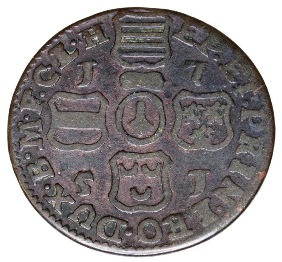 1 liard 1751 Jean Théodore Wittelsbach Belgique Évêché de Liège