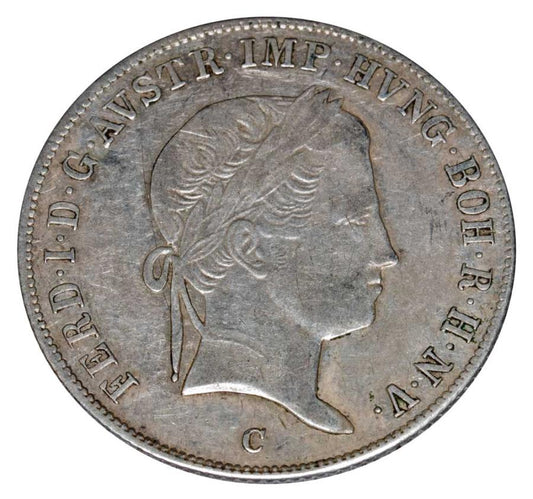 20 kreuzer 1845 Ferdinand Ier Habsbourg Autriche Prague C