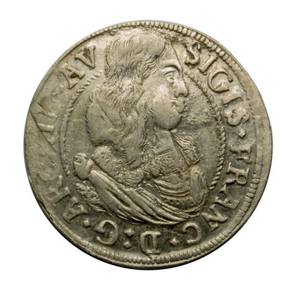 3 kreuzer 1665 Sigismond François Autriche Salle du Tyrol