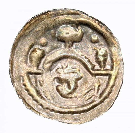 Bractée de type Rataja Henri Ier le Barbu Henri II le Pieux
