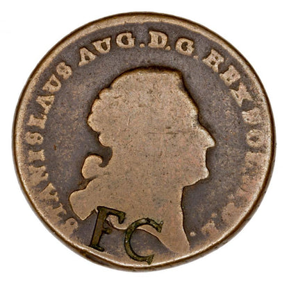 Trojak 1766 Stanisław August Poniatowski Varsovie