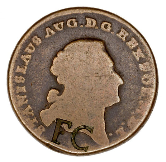 Trojak 1766 Stanisław August Poniatowski Varsovie