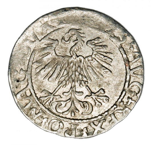 Demi-grosz 1561 Sigismond II Auguste Lituanie Vilnius