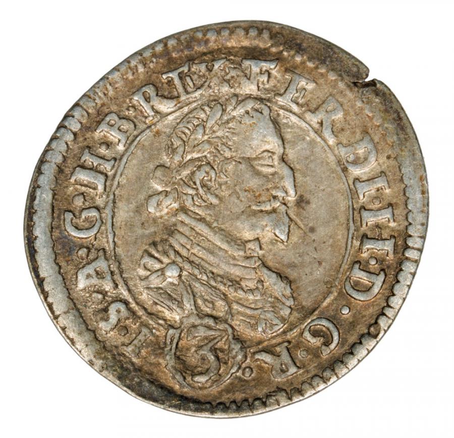 3 krajcary 1625 Ferdinand II Habsbourg Autriche Graz