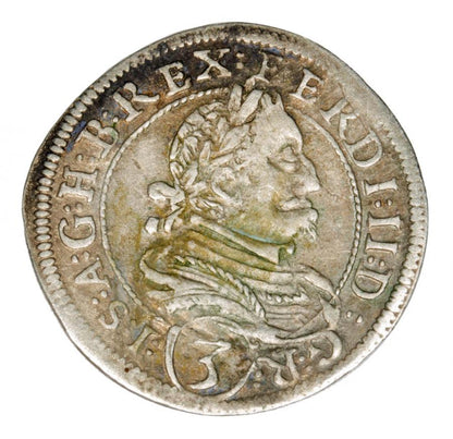 3 krajcary 1629 Ferdinand II Habsbourg Autriche Graz