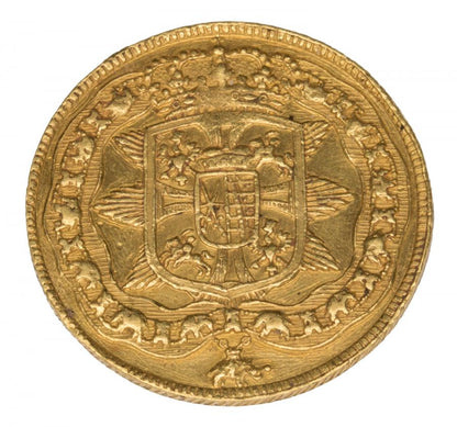 2 ducats 1702 Auguste II le Fort Pologne Dresde