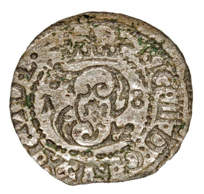 Szeląg 1618 Sigismond III Vasa Lituanie Vilnius
