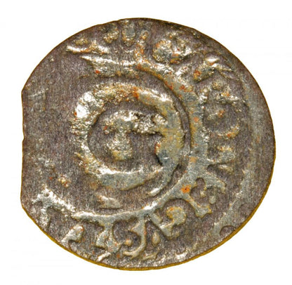 Szeląg 1655 Charles Gustav Riga