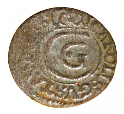 Szeląg 1659 Charles Gustav Riga