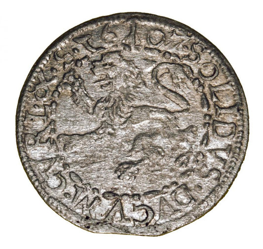 Szeląg 1610 Frederick et Wilhelm Kettler Courlande Mitau