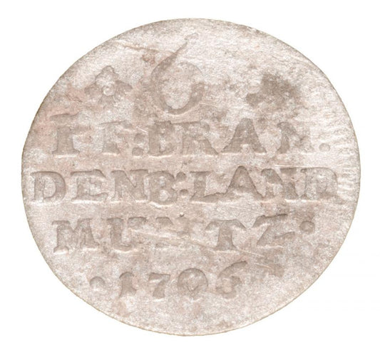 6 pfennig 1706 Frédéric Ier Allemagne Brandebourg Berlin A