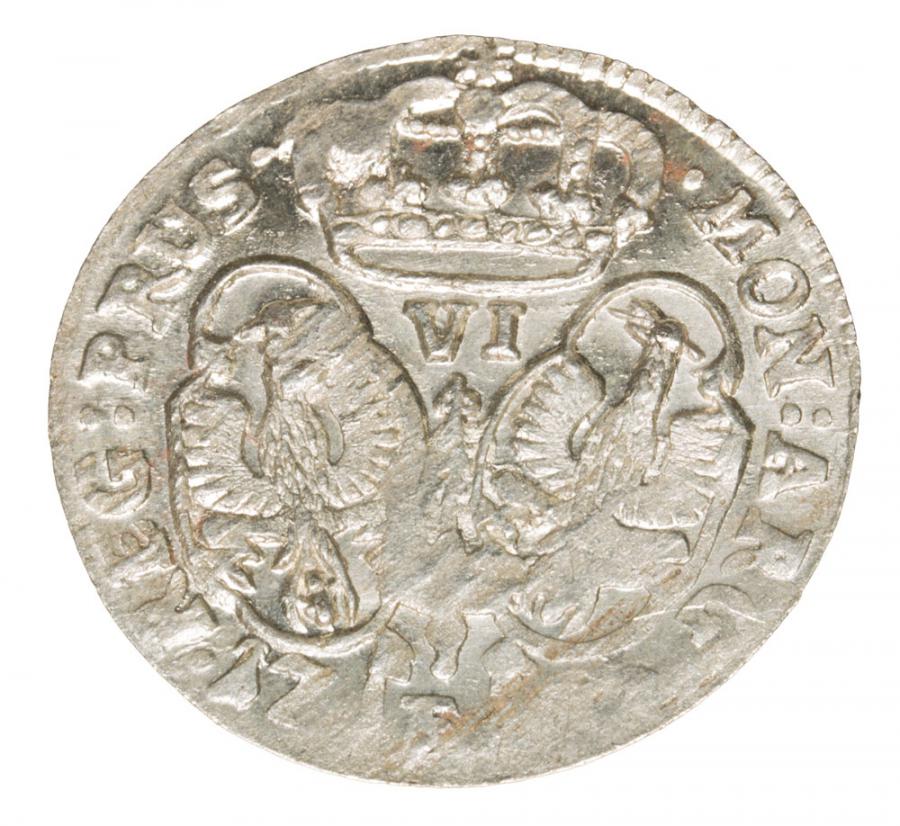 Szóstak 1753 Frédéric II le Grand Allemagne Königsberg