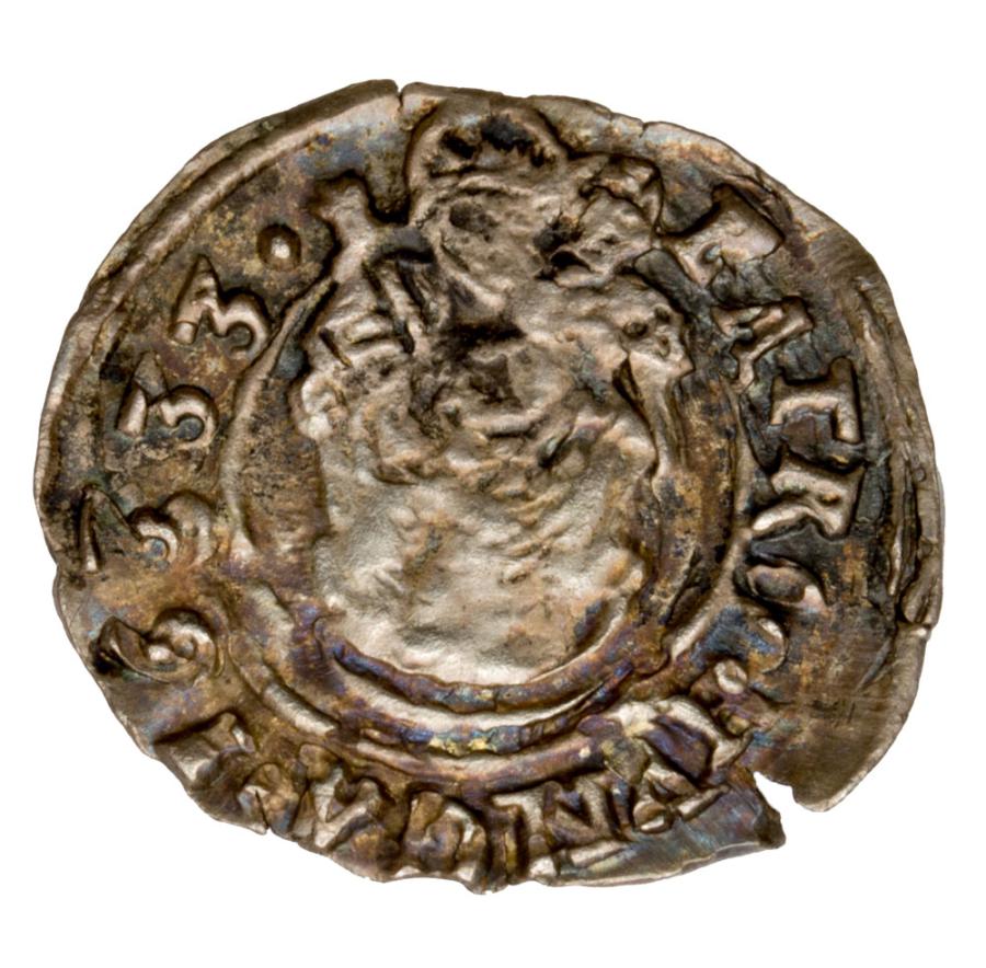 Denier 1633 Ferdinand II Habsbourg Hongrie Kremnica